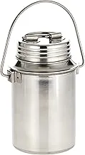 Raj Screw Lid Storage Container, 1.5 Liter Silver, SB01.5, Oil Container , Milk Container , Food Storage , Cereals, Pulses, Spices & Flour Storage