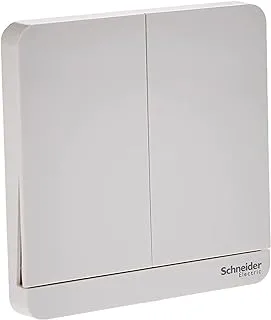 Schneider Electric AvatarOn, 2 Gang, Switch, 16AX 250V, White, E8332L1_WE