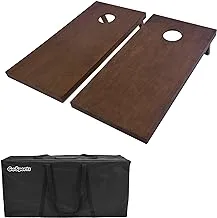 GoSports 4'x2' Regulation Size Wooden Boards Set - Includes Carrying Case and Over 100 Optional Bean Bag Colors