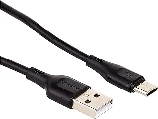 Porodo New PVC Type-C Cable 2M 3A - Black