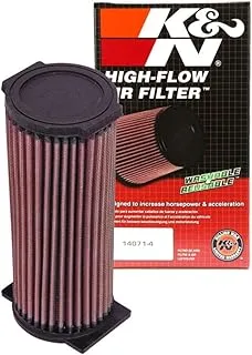 K&N Engine Air Filter: High Performance, Premium, Powersport 2002-2013 Yamaha (Yfm350R Raptor, Yfm660 Grizzly Auto 4X4, Grizzly) Ya-6602