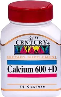 21st Century Calcium 600 + D - 75 Tabs