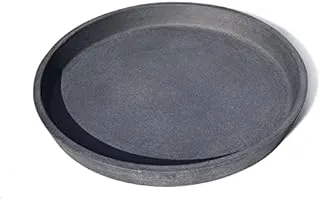 Dubai Garden Centre Fibre Cement Round Saucer, 55 cm Diameter, Gray