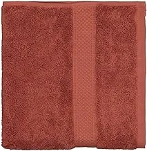 Hema Maroon Cotton Bath Towel 50X100Cm