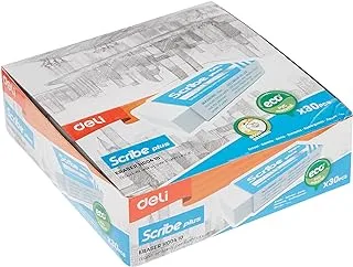 Deli Scribe Plus Eraser, Eh00410, 30 Pieces