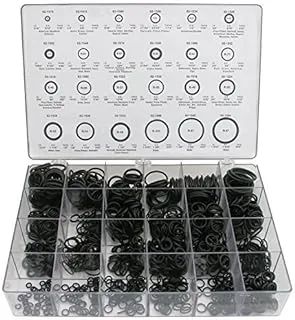 Lasco 02-1614 Deluxe Assorted O-Ring Kit With 1100 O-Rings, 24 Compartment Box And Labels