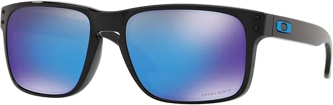 نظارة شمسية Oo9244 Holbrook Low Bridge Fit مستطيلة للرجال من Oakley