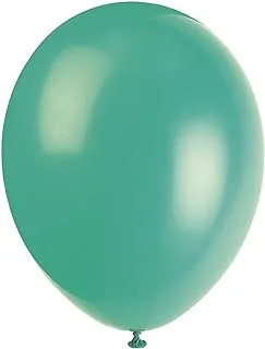 Unique Latex Balloon 10-Pieces, 12-Inch Size, Fern Green