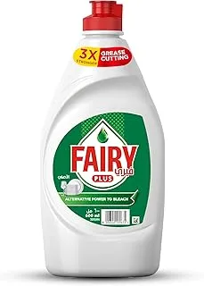 Fairy Plus Original Dishwashing Liquid Soap, With Alternative Power To Bleach, 600ml