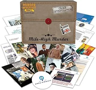 Case Files Mile High Murder Mystery Detective Case File Game For 1 Or More Players Ages 14 And Up From University Games, Mmp Case Files-Mile High Murder, 33284, One Size