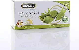 Hemani Green Tea Cardamom - 20 Tea bags