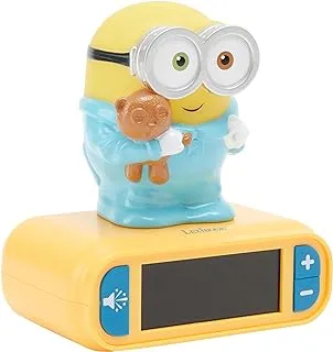 MINIONS ALARM CLOCK WITH NIGHT LIGHT 3D DESIGN