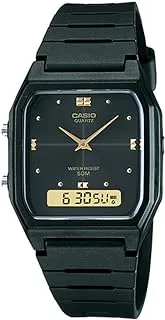 Casio Men's Watch - AW-48HE-1AVDF Black Dial, Black Band