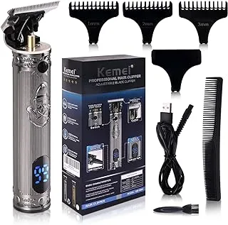 KEMEI Professional Hair Clippers for Men Pro Li Outliner Grooming Beard Trimmer Shavers