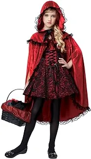 (Medium) - Red Riding Hood Deluxe Kids Costume