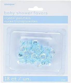 Unique Party 13641 Blue Baby Shower Pacifiers 18 Pcs