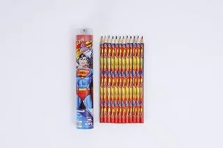 Warner Bros. Superman Man of Tomorrow Coloring Pencils Tin Tube 12-Piece Set