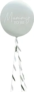 Ginger Ray Mummy to Be Baby Shower Balloon with Botanical Tail, 120 x 50 x 120 cm; 100 Grams