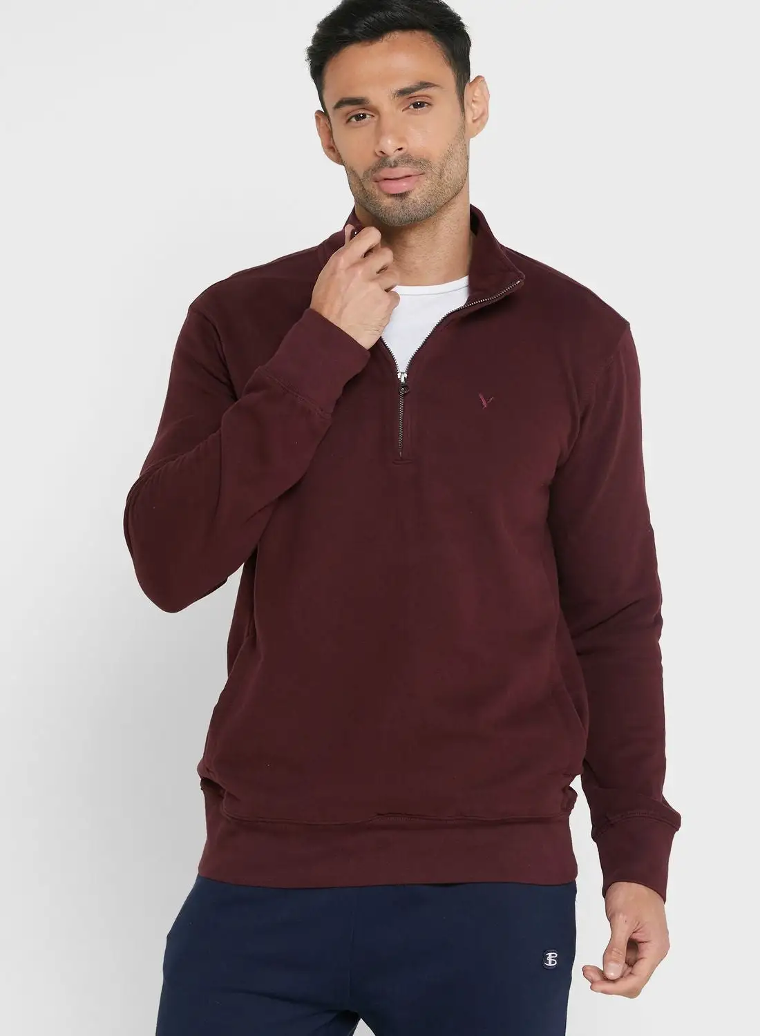 American Eagle Zip Detail Sweatshirt