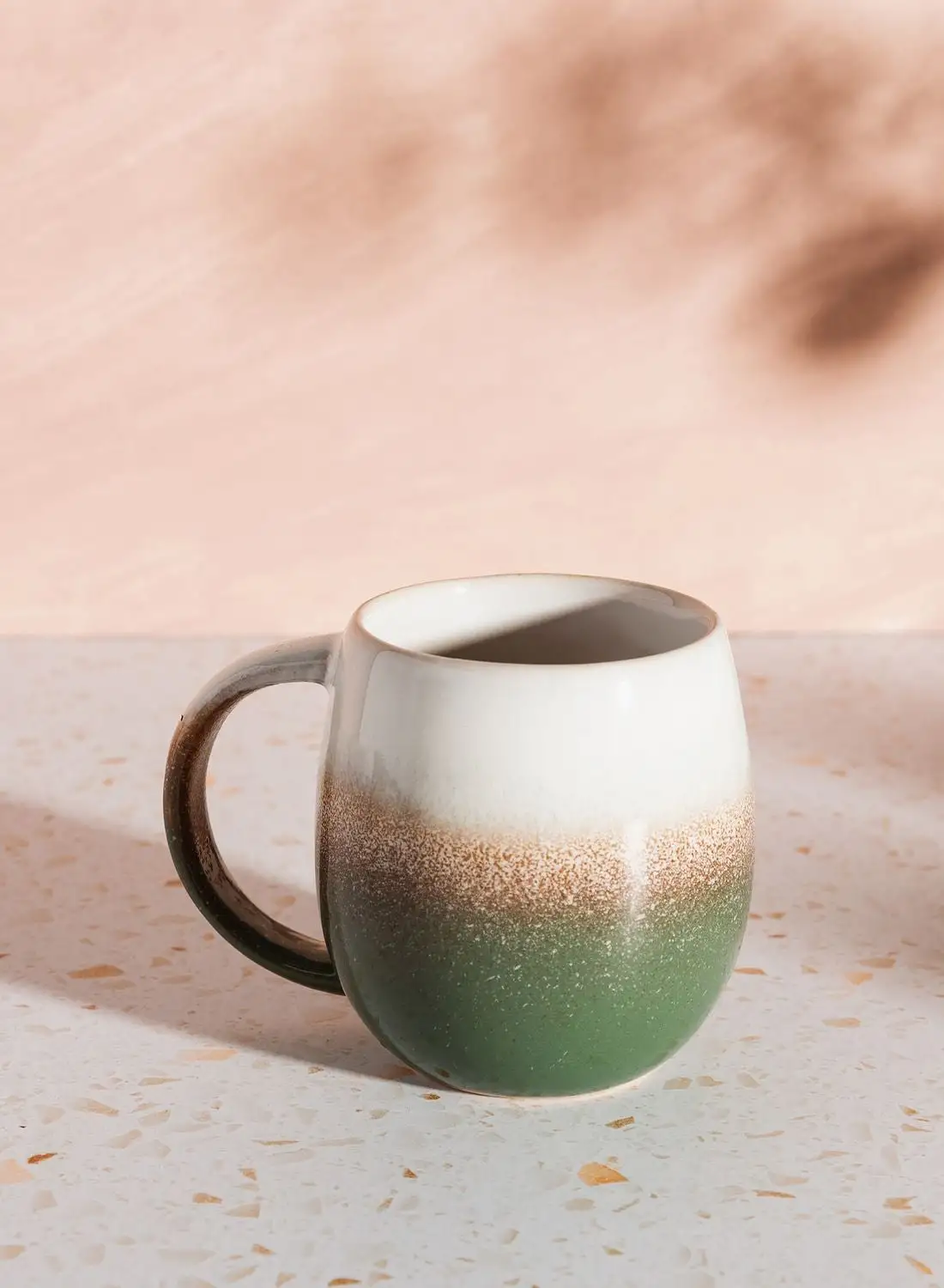 Sass & Belle Dip Glazed Ombre Green Mug