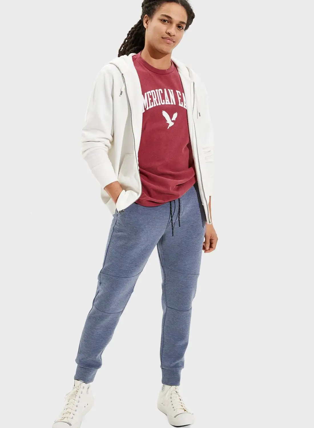 American Eagle Drawstring Cuffed Sweatpants