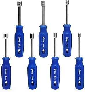 VTOOLS 7Pcs Nut Screwdriver Set, Professional & High-Quality Nut Screwdriver Set for Home Repair, Improvement, VT2171