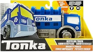 Tonka 06007 Mighty Machines L&S-Recycling Truck Play Vehicle, Multicolor