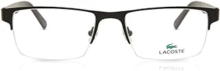 Lacoste Men's L2237 002 53 Optical Frames, Matte Black