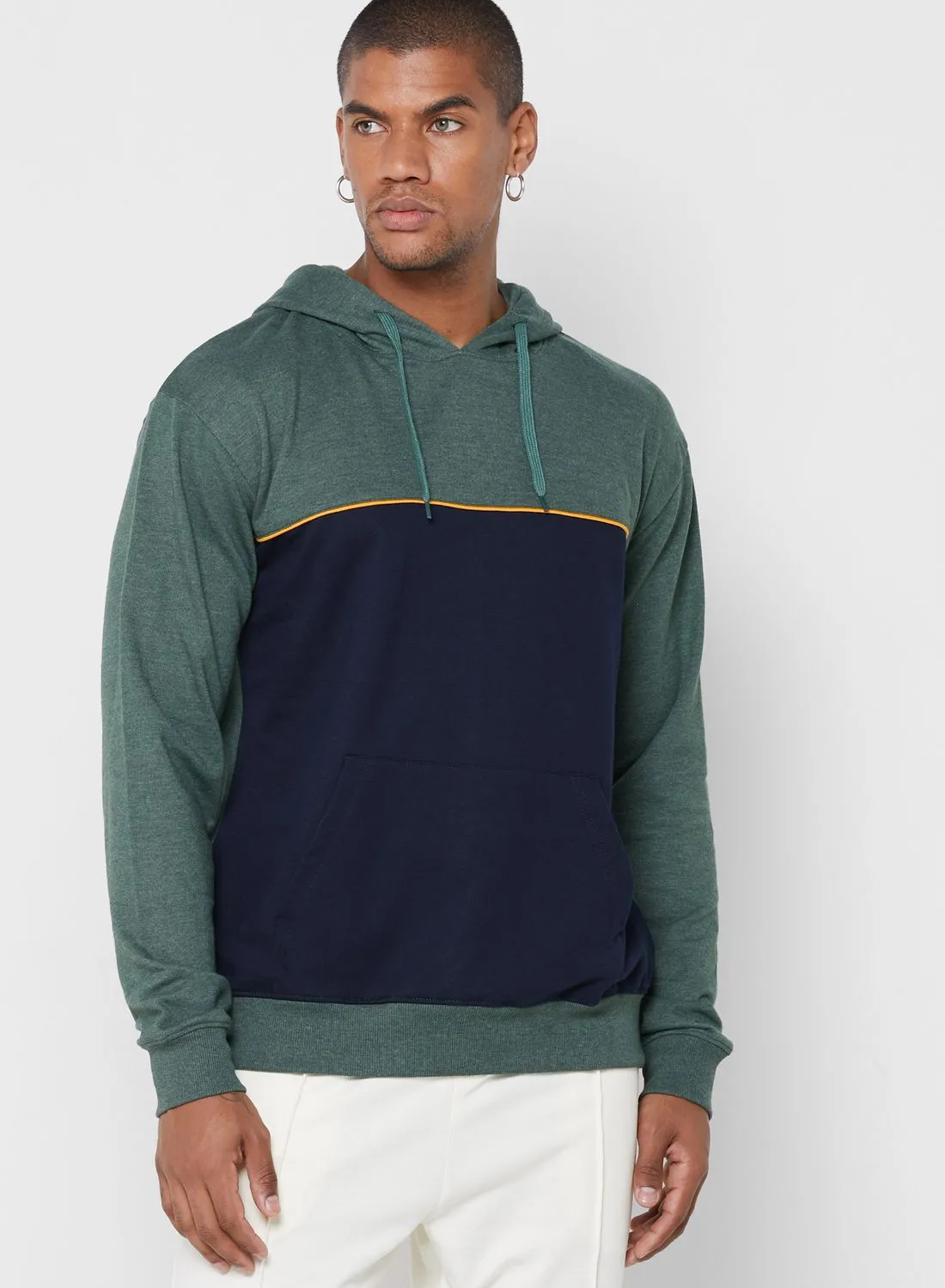 Seventy Five Color block Hoodie