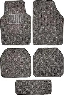 Vitaly 186, 5 Piece Set of Heavy Duty Floormats - Grey