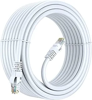 Lecxo 3G+ Cat6E UTP Patch Cable 24AWG 20Meter, UKas Urs Etl Certified UTP Enhanced Ethernet Lan Cable, Auxiliary