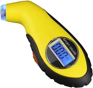 مقياس ضغط الإطارات الرقمي Graflsoa 0-150PSI ضغط إطارات السيارة مع شاشة LCD الخلفية تدعم الانكماش لشاحنة السيارة SUV