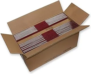 FIS Pack of 50 Pieces Pieces PP Lever Arch Box File Maroon