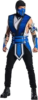 Rubie's Men's Mortal Kombat 11 Sub Zero Costume, As Shown, Standard