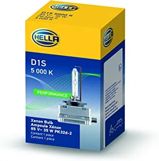 HELLA D1S 5000 K Xenon Performance Bulb, (85V, 35W)