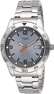 Timex Men's Collegiate Citation 42mm Watch – Tennessee Lady Volunteers with Stainless Steel Expansion Band, Tennessee Lady Volunteers