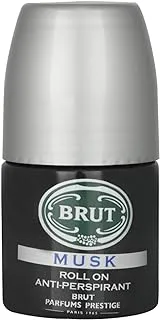 Brut MUSK Fresh Long Lasting Fragrant with Signature Scent ROLL ON Anti Persipirant Body Deodorant For Men - 50 ML