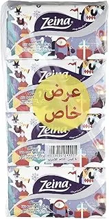 Zeina Set OF 4 Bags, 550 Tissues - Multi Color