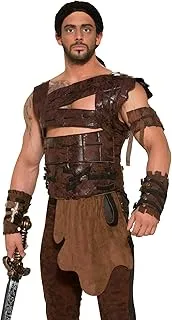 Forum Novelties Mens Medieval Warrior Armor Costume, Brown, One size