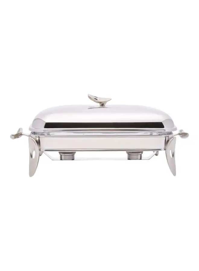 REGENT Efficient Oblong Food Warmer Silver