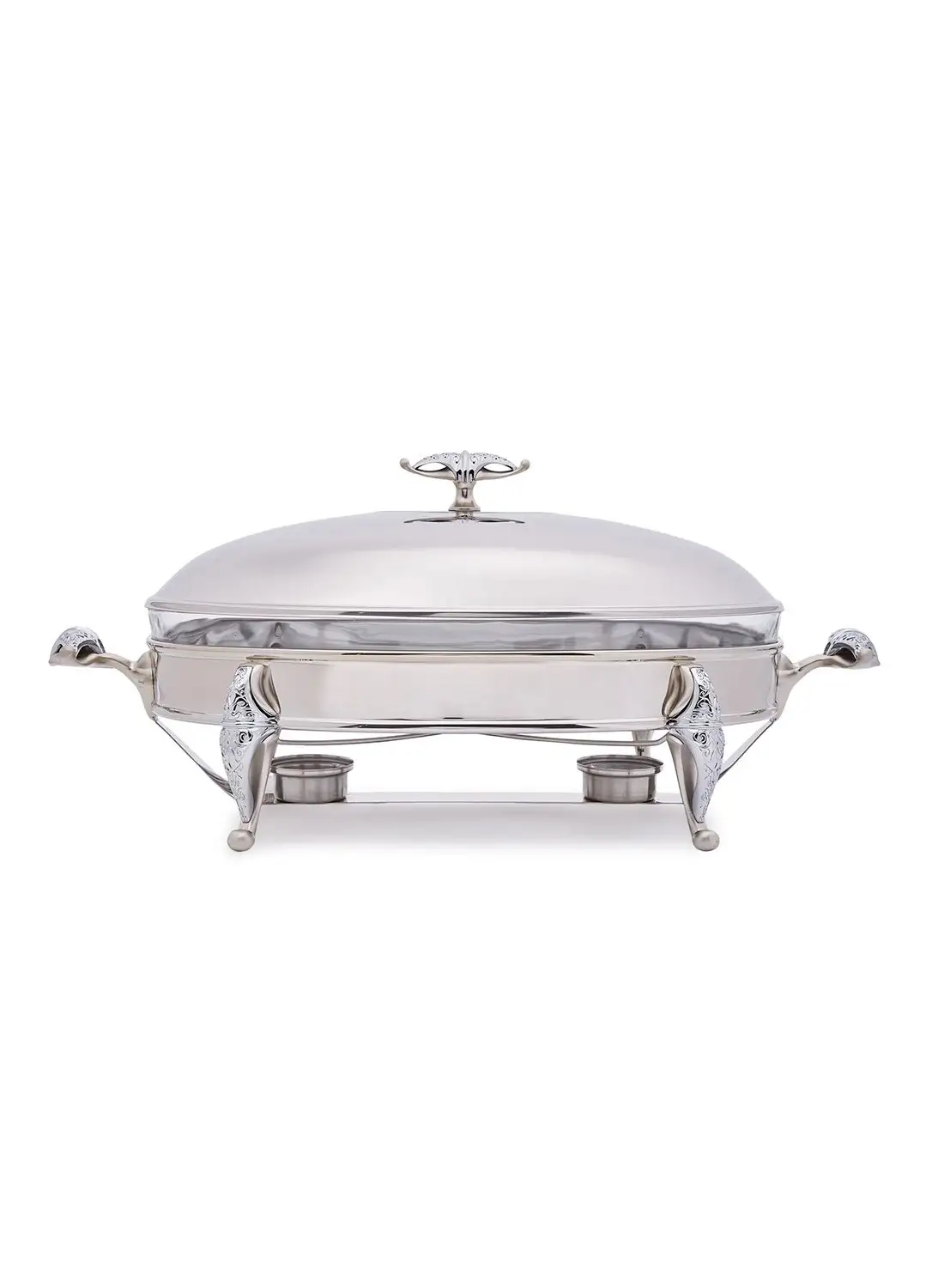 REGENT Stainless Steel Oval Food Warmer Silver