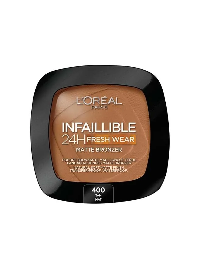 L'OREAL PARIS Infallible 24H Fresh Wear Bronzer 400 Tan