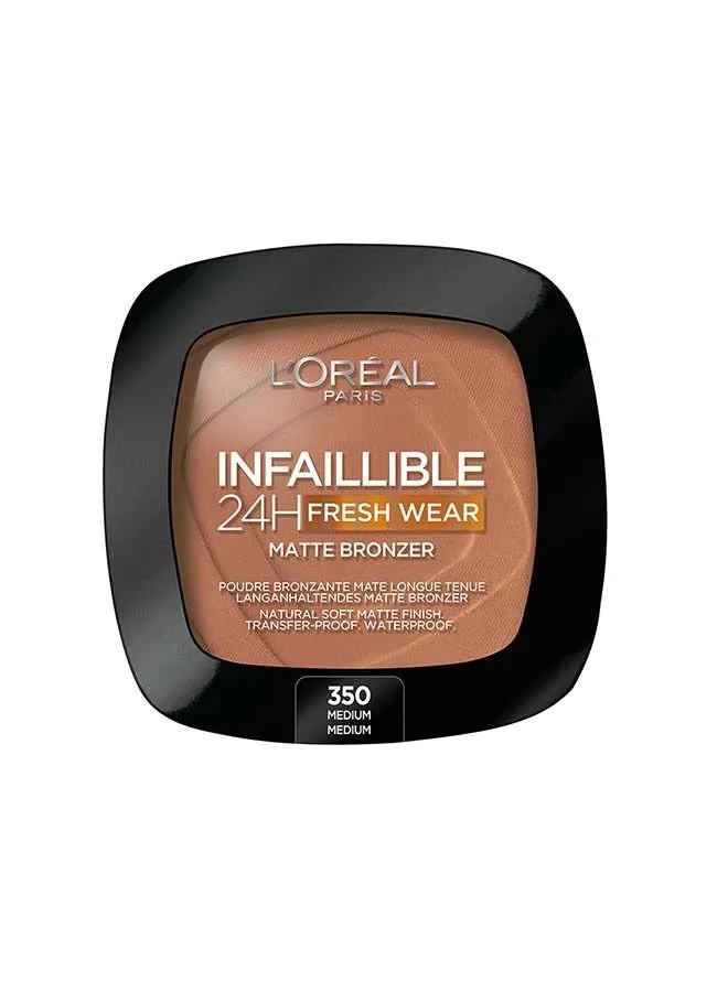 L'OREAL PARIS Infallible 24H Fresh Wear Bronzer 350 Medium