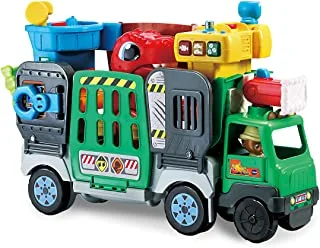 VTech Toot-Toot Friends 2-In-1 Dinosaur Park, Interactive Toy with Lights, Sounds and Music, Dinosaur Truck Toy for Kids, Toy Truck Vehicle Set for Kids, Role-Play Toy for Boys and Girls Aged 1 Year +