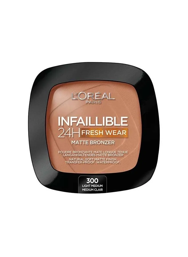 L'OREAL PARIS Infallible 24H Fresh Wear Bronzer 300 Light Medium