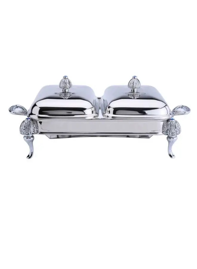 REGENT Royal Oblong Food Warmer Silver