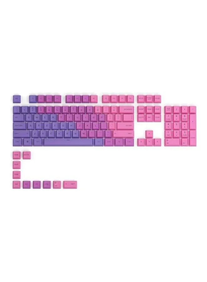 Glorious Glorious GPBT Dye Sublimated Keycaps (Nebula) - Thick PBT Plastic 114 Keycap Set for 100% Full Size, 85% 80% TKL, 60% Compact, 75% Mechanical Keyboards