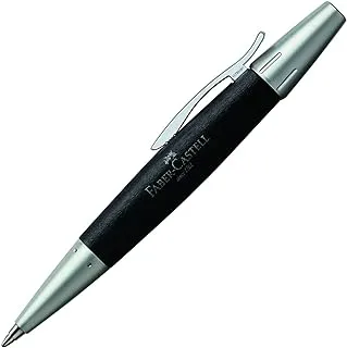 Faber Castell ballpoint pen E-motion Pear Motion wood Black -Made in Germany