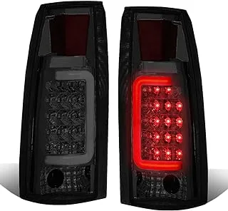 DNA MOTORING TL-C10-LED-3D-CH-SM LED 3D Tail Light Assembly Driver & Passenger Side [Compatible with 99-00 Escalade / 92-94 Blazer / 88-99 C1500-C3500]