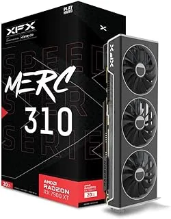 بطاقة رسومات XFX Speedster MERC310 AMD Radeon RX 7900XT Ultra مع 20 جيجابايت GDDR6 و AMD RDNA 3 RX-79TMERCU9